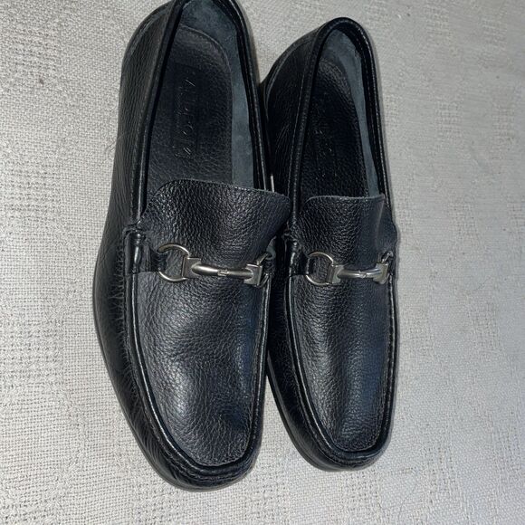 Sandro Moscoloni Men’s Dress Loafers Size 9.5 D Black Leather Business Formal main image 10